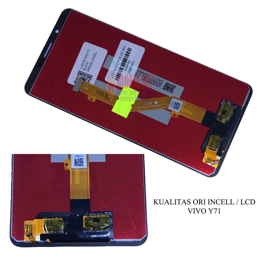 ORI INCELL FULL  / LCD TOUCHSCREEN VIVO Y71 / VIVO 1724 / BIG GLASS ORI