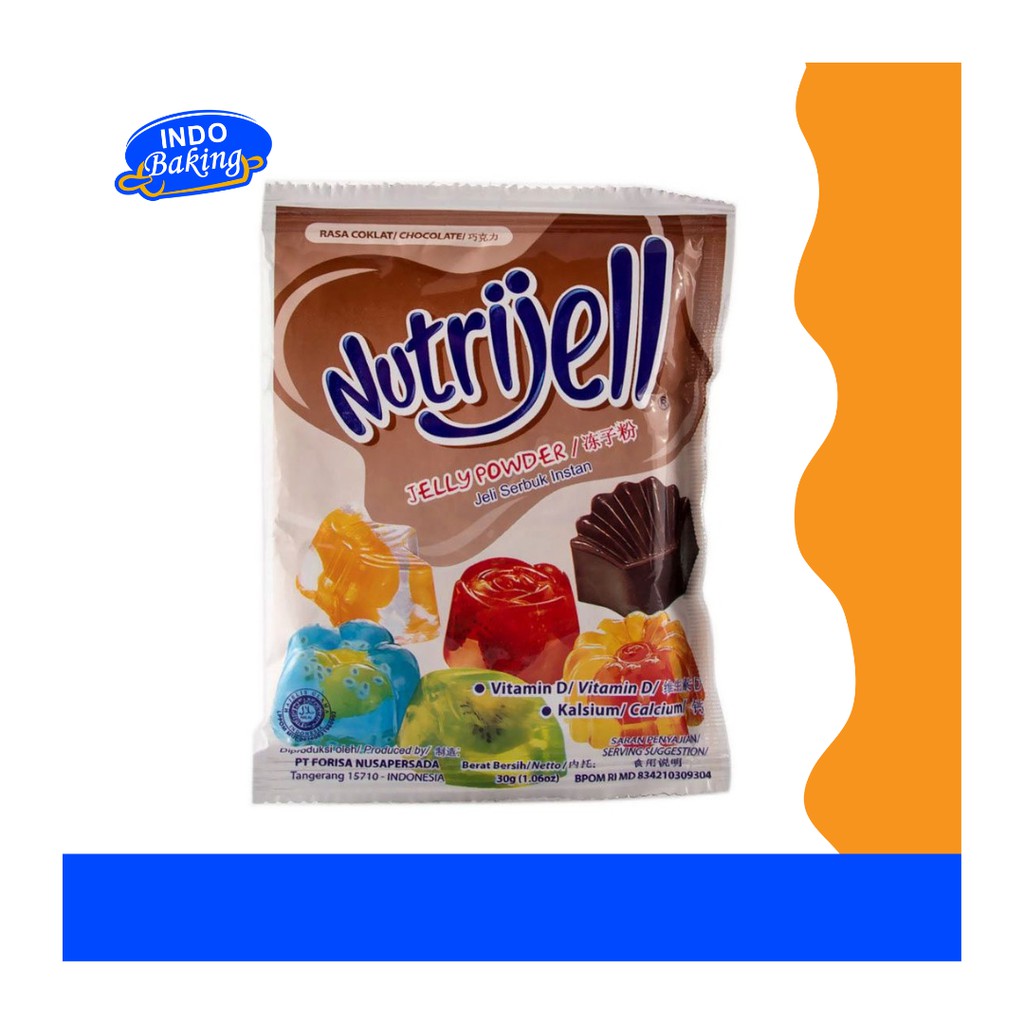 

Nutrijell Chocolate Jelly Powder 30gr Serbuk Jeli Instan Coklat