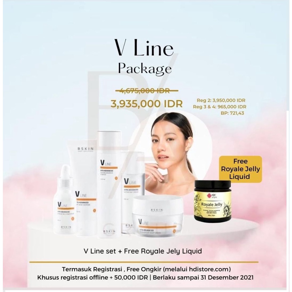 Paket HDI HDI BSKIN V LINE / W LINE / ANTI AGING PACKAGE ORIGINAL