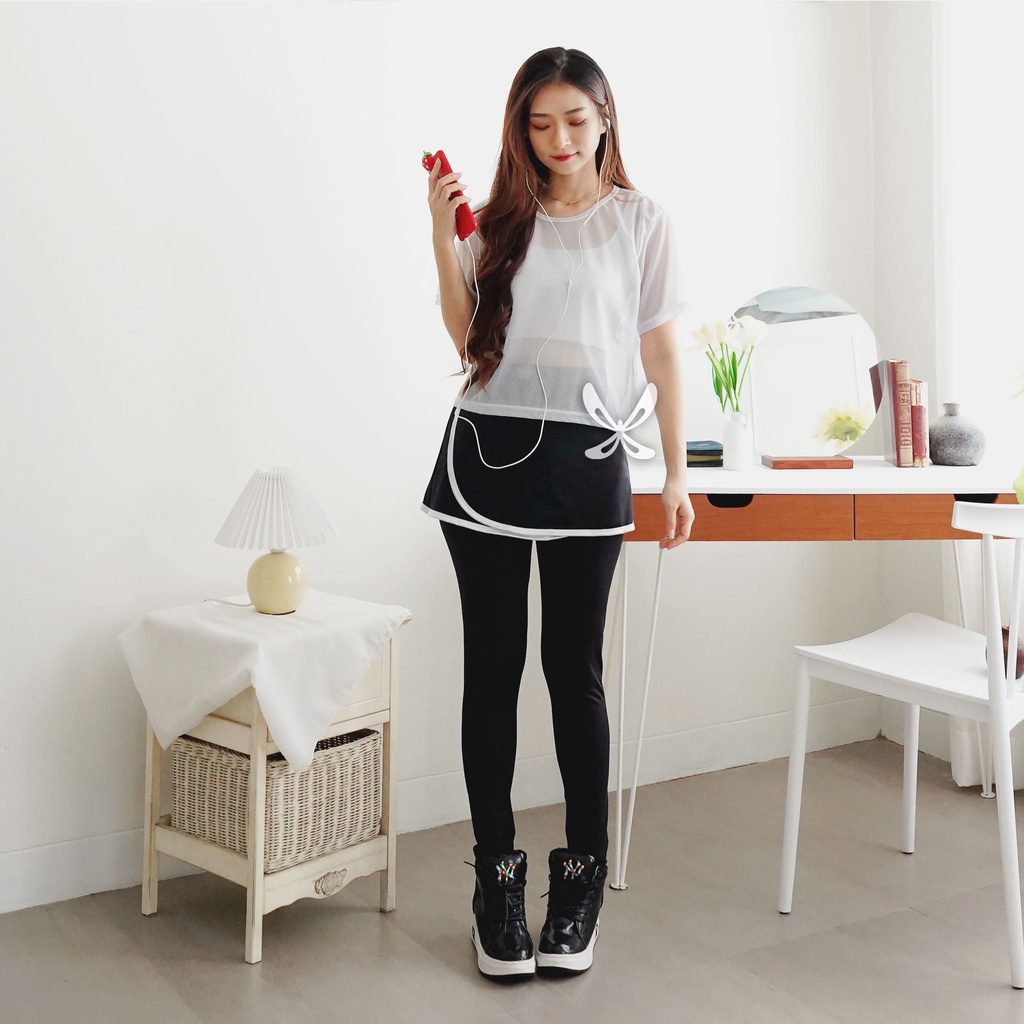 WNX - Celana Legging Wanita Rani 860 / Legging Olahraga / Rojing/ Rok Legging/ Legging Rok/ COD/ Pak