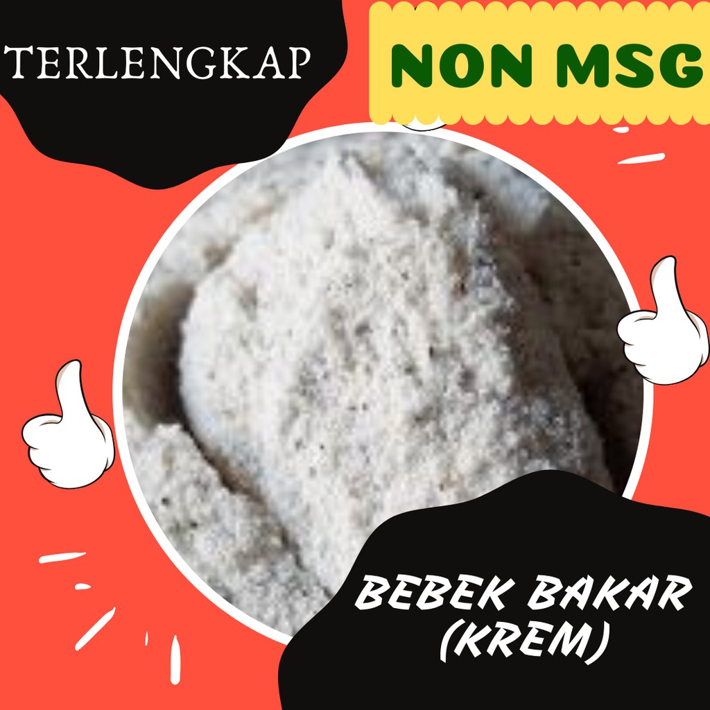 

Bumbu Tabur Premium Rasa Bebek Non MSG 1 Kg Aneka Bebek Bakar Pedas Non MSG Enak Halal Keripik