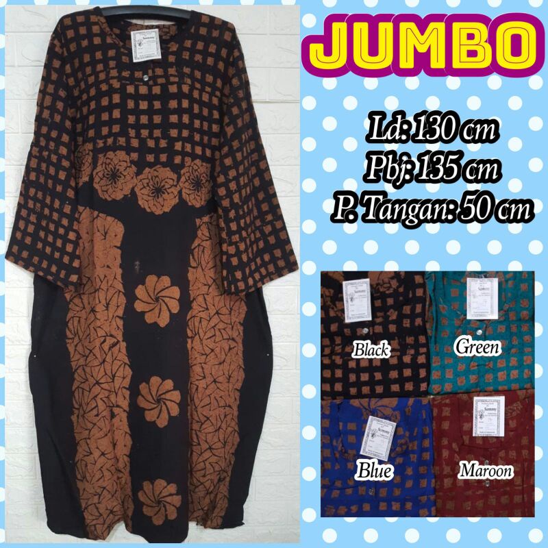 Daster Jumbo Sammy long dress elegan