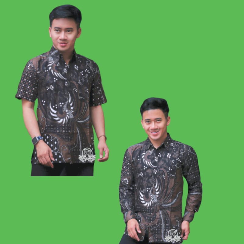 KEMEJA HEM BATIK PRIA MOTIF CUMIK