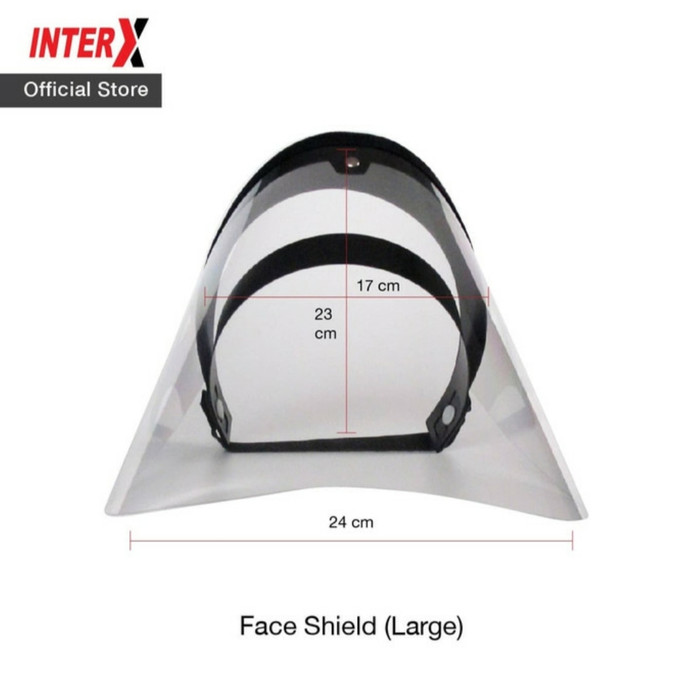 New Faceshield Anti Droplet Full Safety , Faceshield Interx