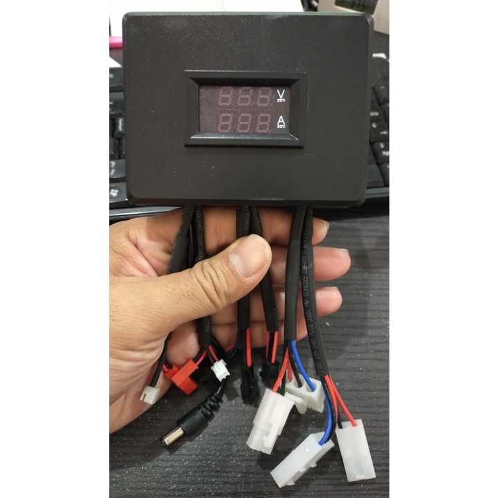 Alat Ukur Batre Charger RC / Batere Cas / Volt Amper / Arus Tegangan Full