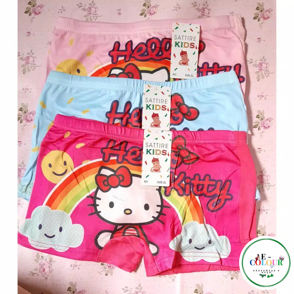 6 PCS BOXER ANAK PEREMPUAN IMPOR BODASIDUN TERMURAH