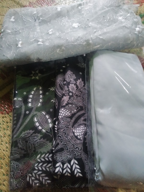 Kain Batik Pekalongan Jarik Solonan Kebaya Set Embos Katun Primis Sogan Lawasan Seragam Bridesmaid