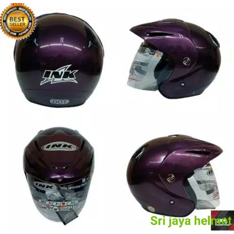 HELM INK CX22 PURPLE/UNGU TERONG PAKKING KARDUS 2KG FREE BUBLE