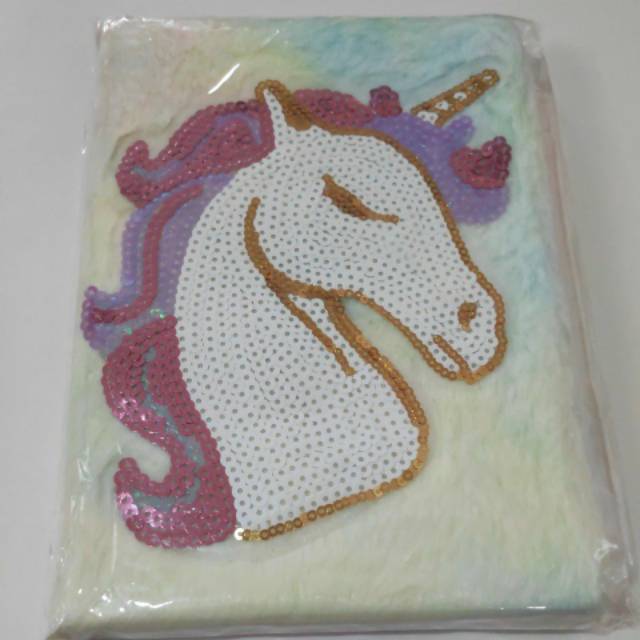 

Notebook unicorn A bulu (A5 75lembar)