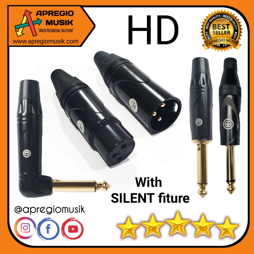 Jack HD Silent Original XLR TS Akai Canon Male Female dll
