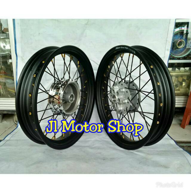 Sepaket Velg Jari Jari Yamaha Scorpio Byson - Paketan Velg Tromol Jari2 Yamaha Scorpio Byson