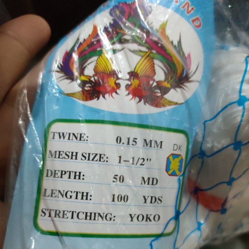 jaring ikan/jaring burung senar 015 yoko