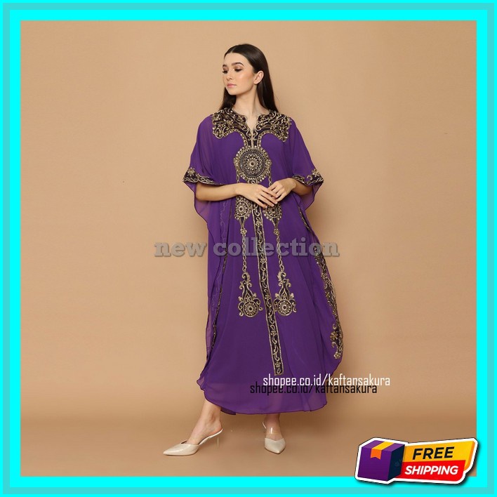 Baju Kaftan Wanita Terbaru 2022 Lebaran Games Wnt Kaftn Cewek Kekinian Rmja Model Kondangan Perempua