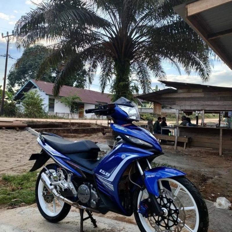 Striping sticker Jupiter MX new 150 custom transparan variasi