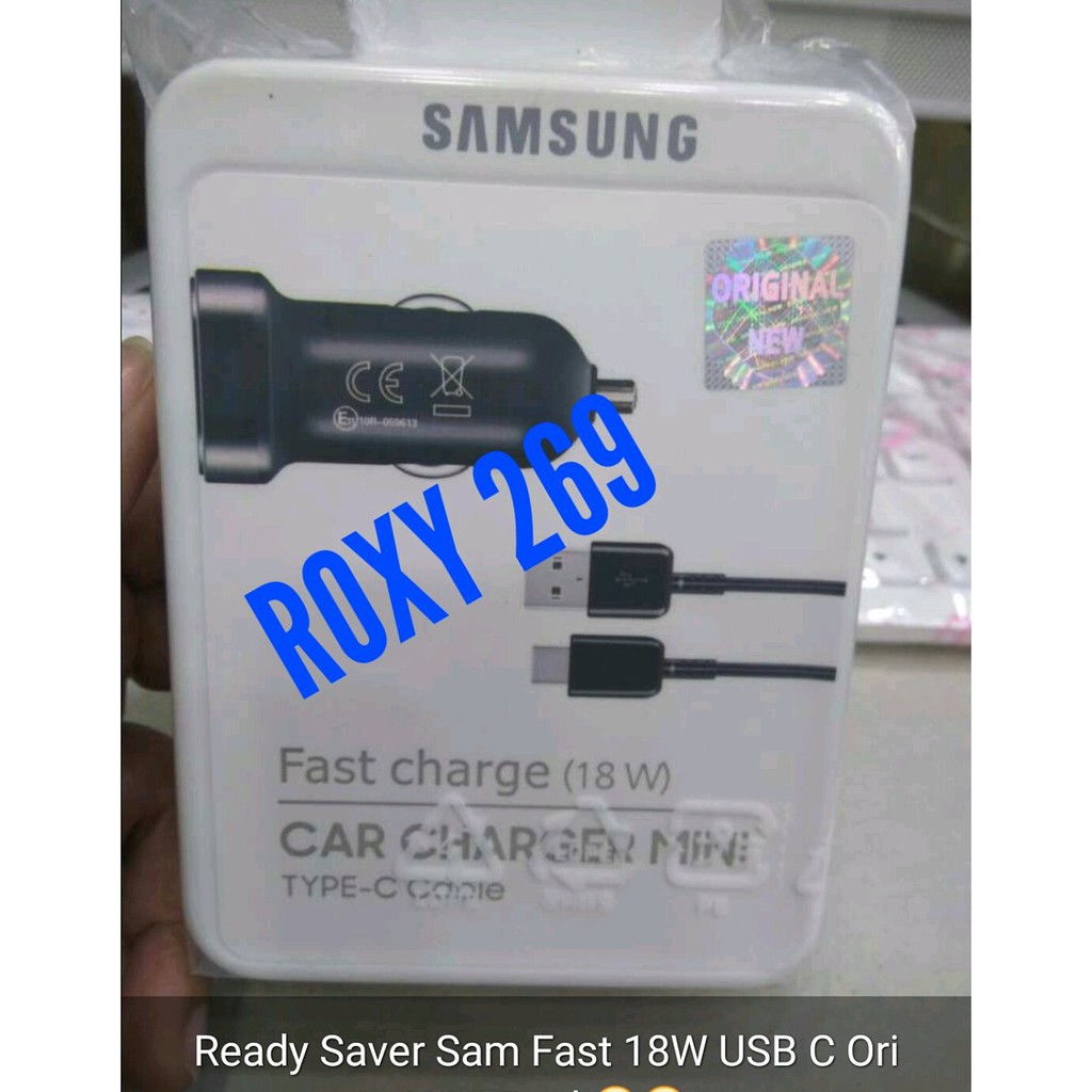 promo Car Charger Saver HP Samsung Type USB C Original Fast Charging Carger Mobil Ori Semua Handphon