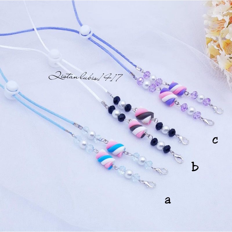 Strap Clay krista marble beli 10 free 2