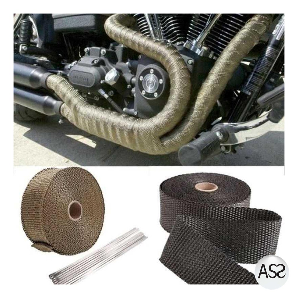 ASS Shop - GEONYIEEK Exhaust Wrap Lakban Peredam Panas Knalpot - MP-001