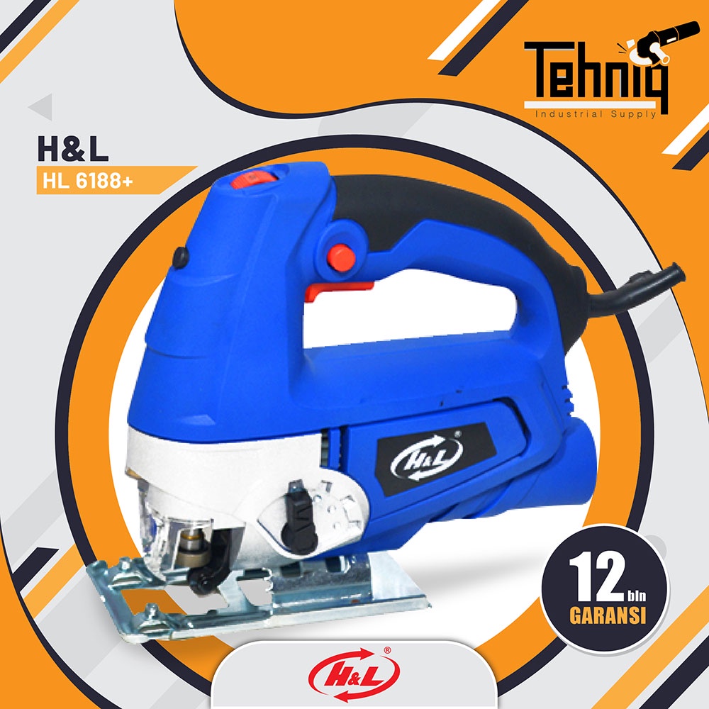 H&L HL6188+ Jigsaw Listrik Mesin Gergaji Tangan