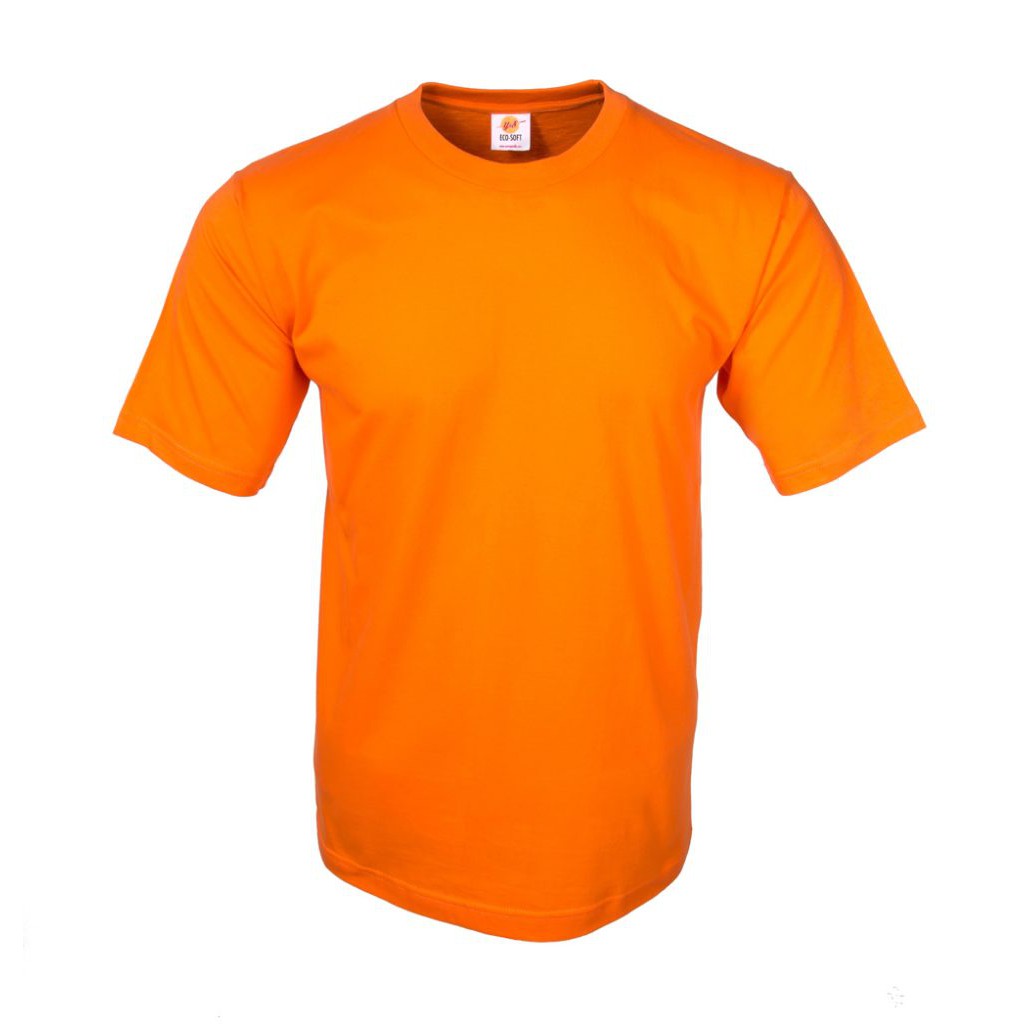 Download (Lebih Halus) Kaos Polos Lengan Pendek Cotton Combed 30s Orange Yarn Spindle Ultra Soft | Shopee ...
