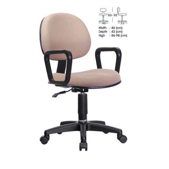 Indachi Kursi Kantor D-920 / D-920 CR Kursi Staff Direktur - Khusus Jabodetabek