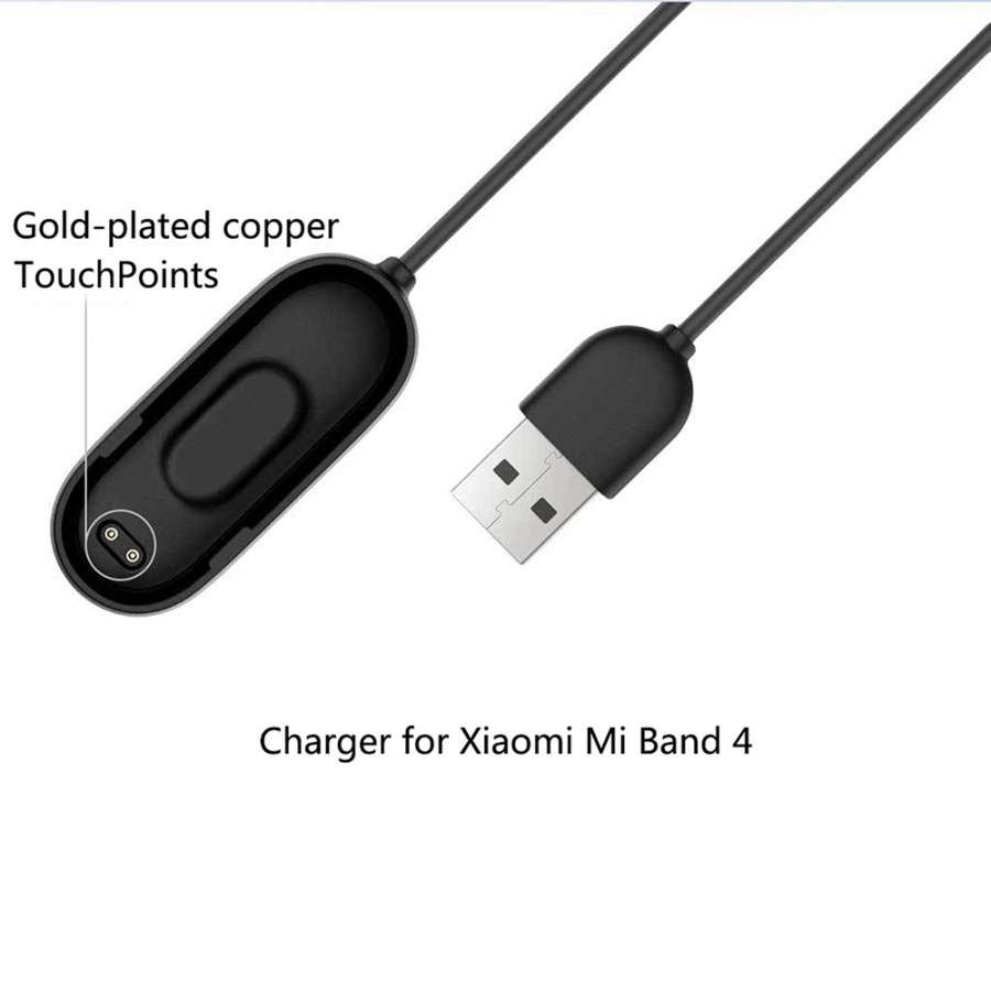 Kabel Charger Dock Untuk Xiaomi Mi Band 4 - EDCS299 - Black