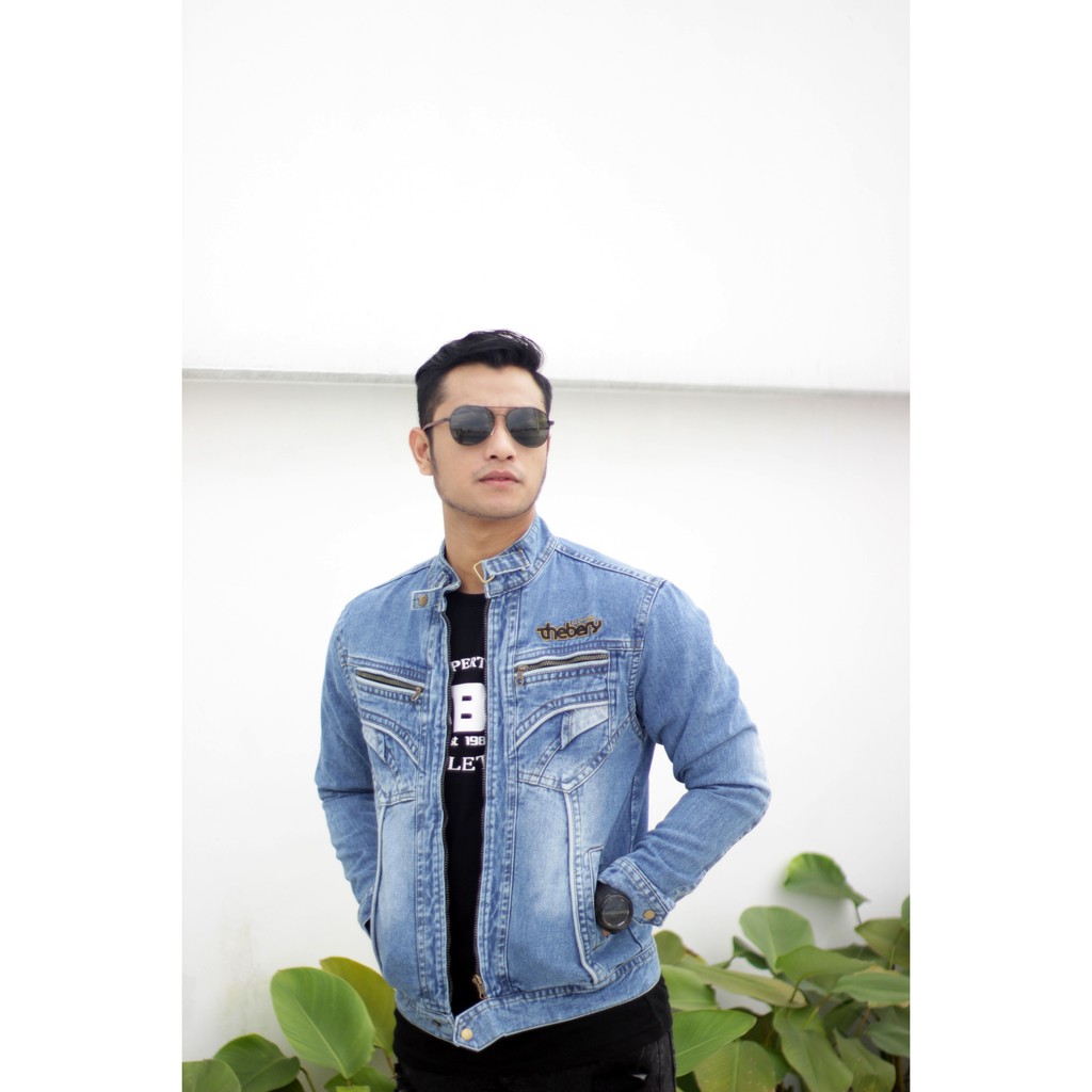 Jaket Jeans Denim Pria Scrup