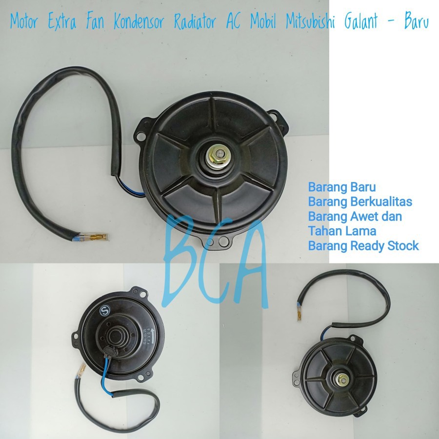 MOTOR EXTRAFAN CONDENSOR Kondensor Radiator AC Mobil Mitsubishi Galant QUALITY TERBAIK