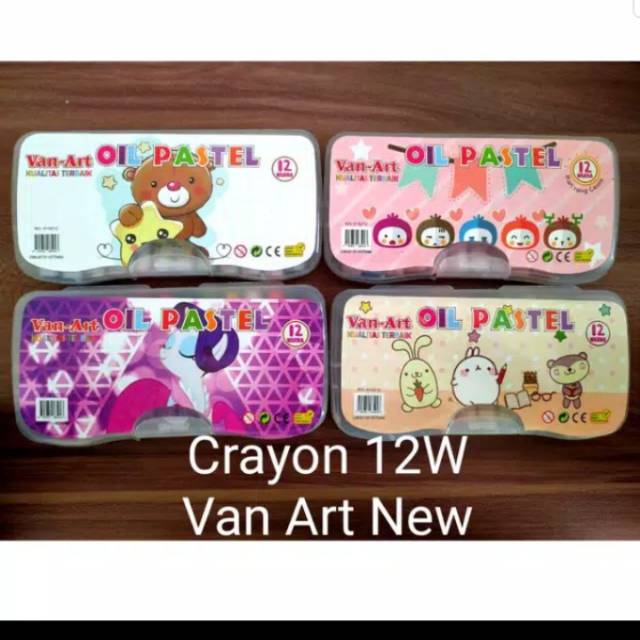 

Crayon/oil pastel 12 warna