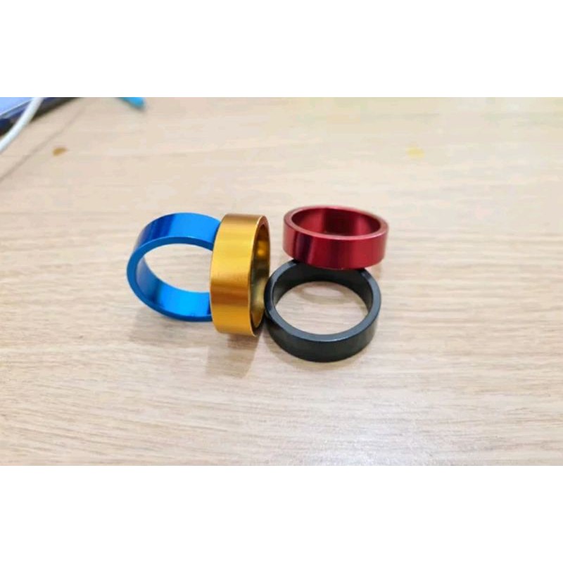 Ring Spacer 1 cm atau 10 mm 10mm alloy spicer ganjal pengganjal stem headset sepeda