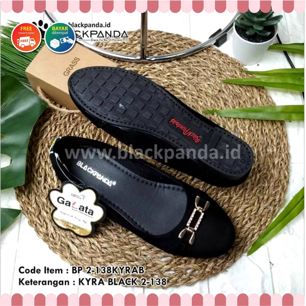 Blackpanda Flat Shoes / Sepatu Black Panda / Sepatu Wanita / Flatshoes Wanita / Black Panda Kyra