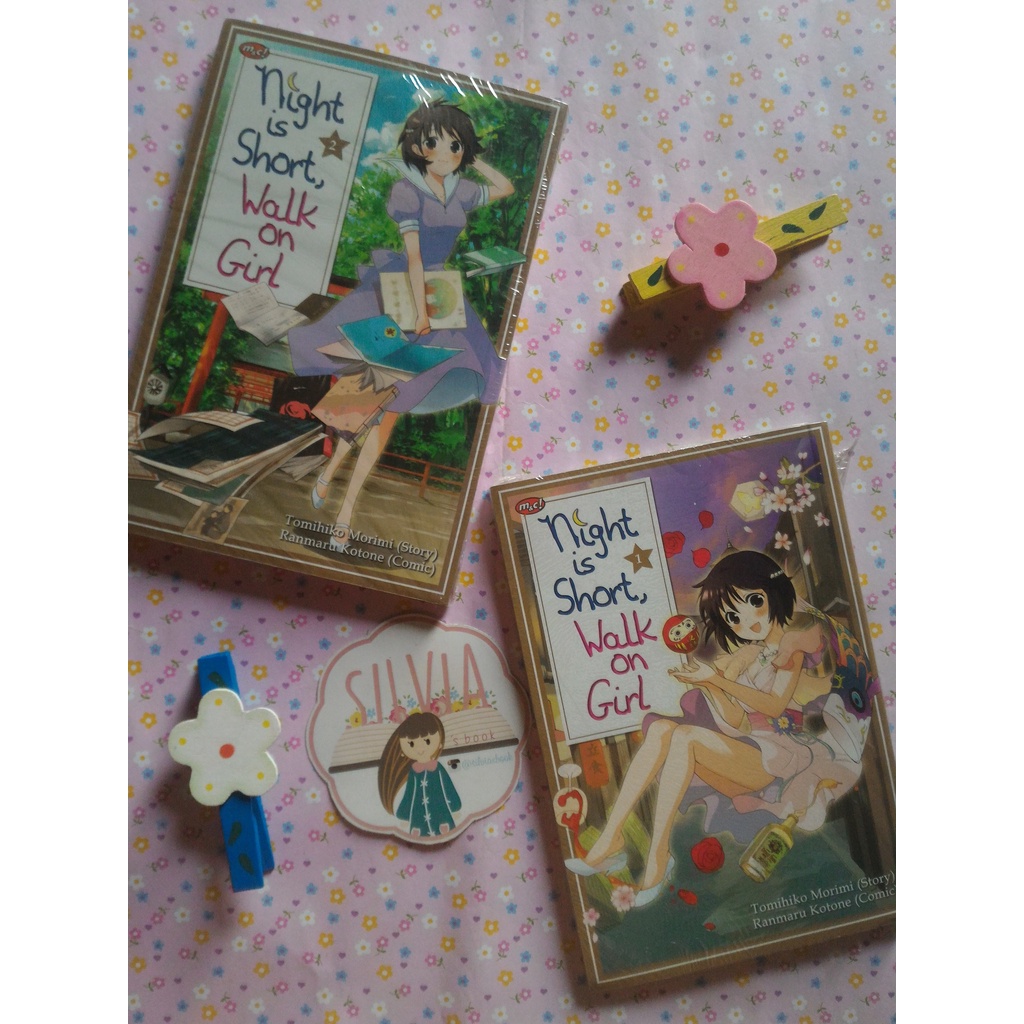 Komik Cabutan Night is Short, Walk on Girl Vol. 1 dan 2 - Tomihiko Morimi & Ranmaru Kotone