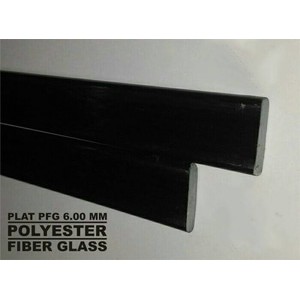 Plat Fiber PFG 6.00 mm Black, Polyester Fiber Glass, archery, arrow, bow, busur, panah, panahan
