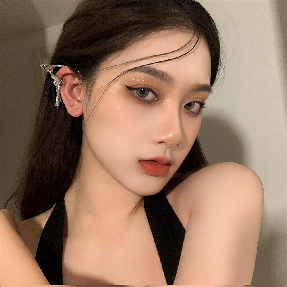 Preva Peri Klip Anting Peri Mode Pesta Tidak Teratur Manset Telinga Elves Ear Clip