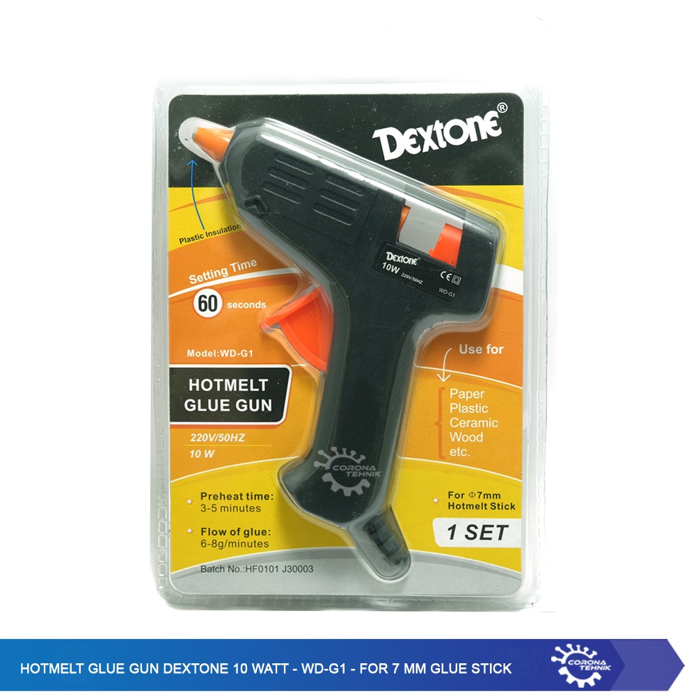 Hotmelt Glue gun Dextone 10 Watt - WD-G1-For 7 MM Glue Stick