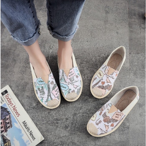 Sepatu Flat Casual Wanita Comfort and Leisure Women Shoes SP25