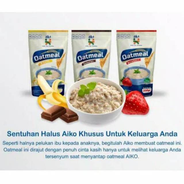 Aiko Oatmeal Strawberry/Choco/Banana