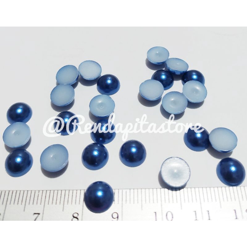 Mutbel mutiara belah 8mm isi 25bh NAVY