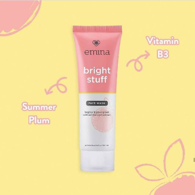 [GROSIR] Emina Brightstuff Facewash 50gr (kecil)