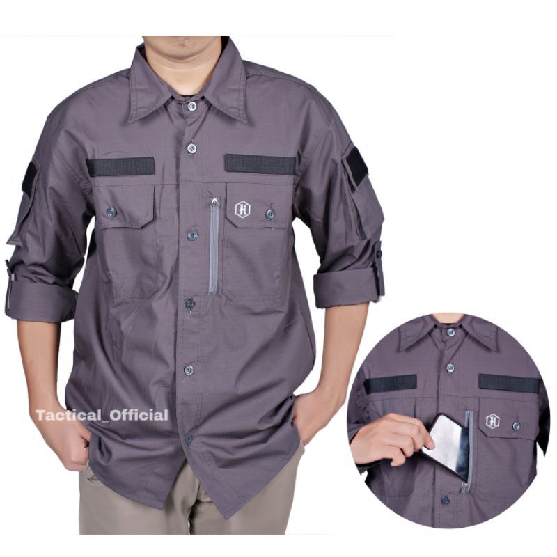 kemeja tactical HEXAGON BIG SIZE