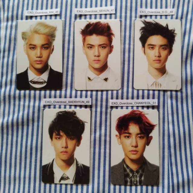 READY PC EXO OVERDOSE OFFICIAL SMTOWN MUSEUM ARTIST PHOTOCARD - SEHUN DO KYUNGSOO