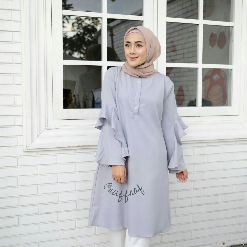 TUNIK HARA SILVER GREY BY NUFFNAF