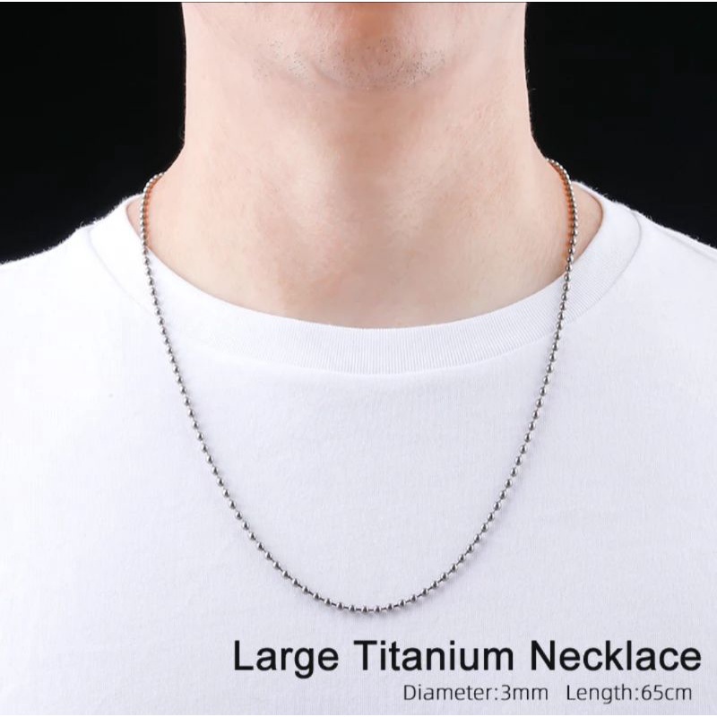 KALUNG BIJI LADA SILVER PRIA ANTI KARAT/KALUNG BAJA STAINLEES STELL/KALUNG AMBON