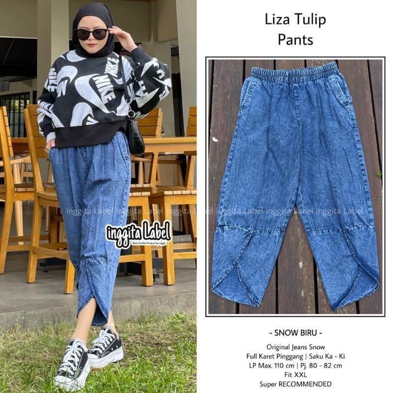 baggy jeans kiyoko celana panjang wanita