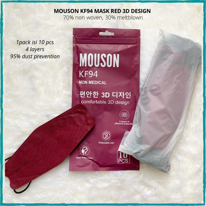 Masker Unisex Mouson KF94 Mask 3D Design
