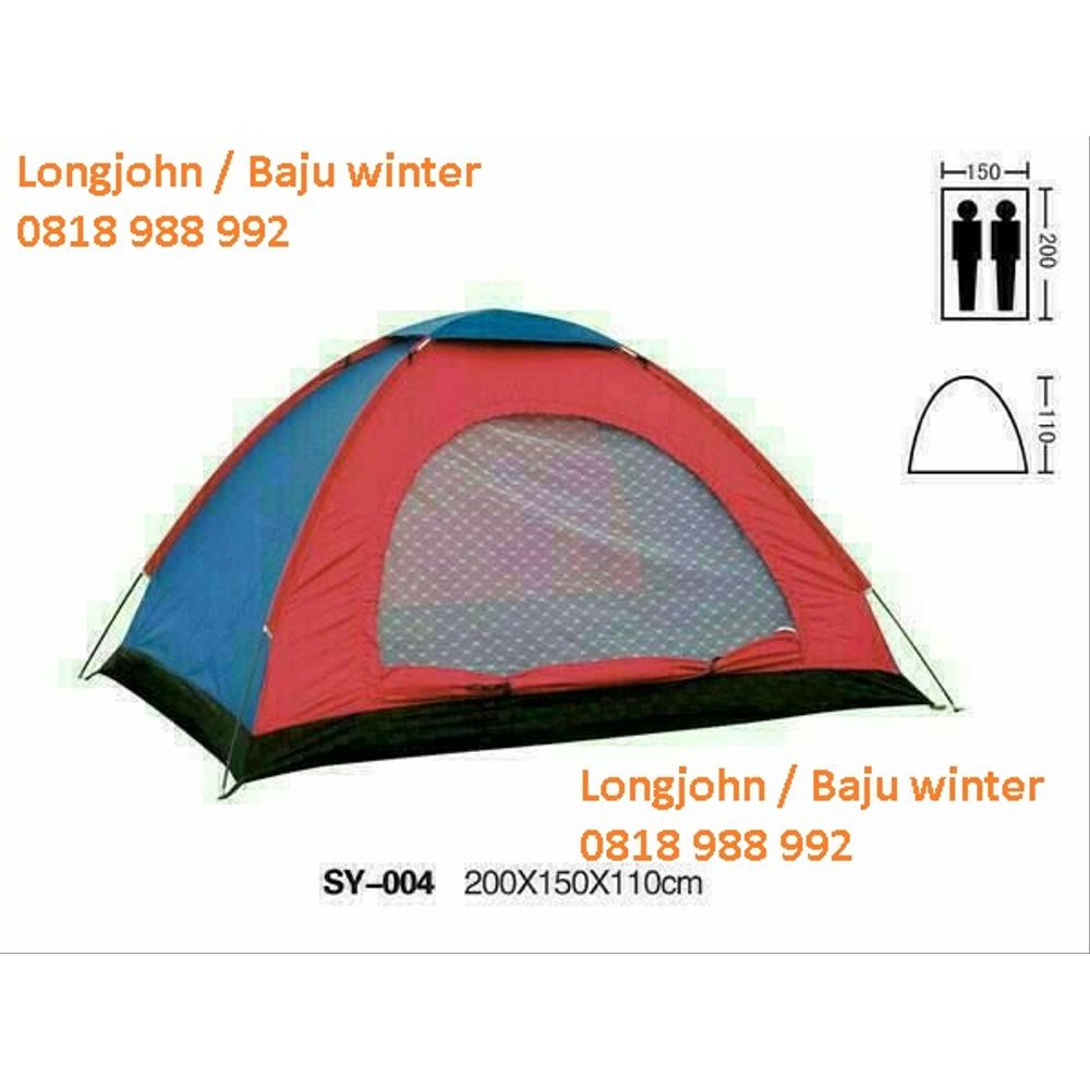 BESAR Tenda Camping Tenda Outdoor Tenda Hiking Tenda Kemah 2 3