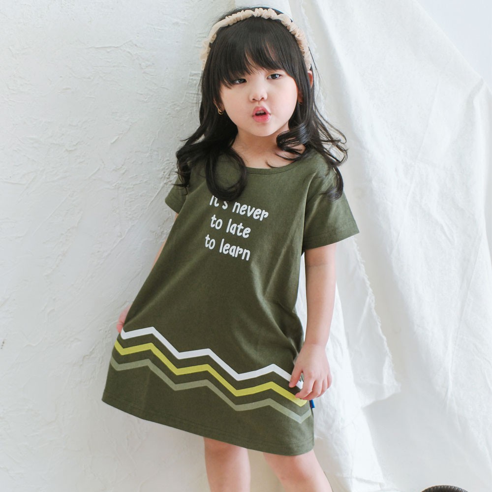 DRESS Kaos Anak Perempuan ARMY LILY AND CLARK DLC03 COCOK