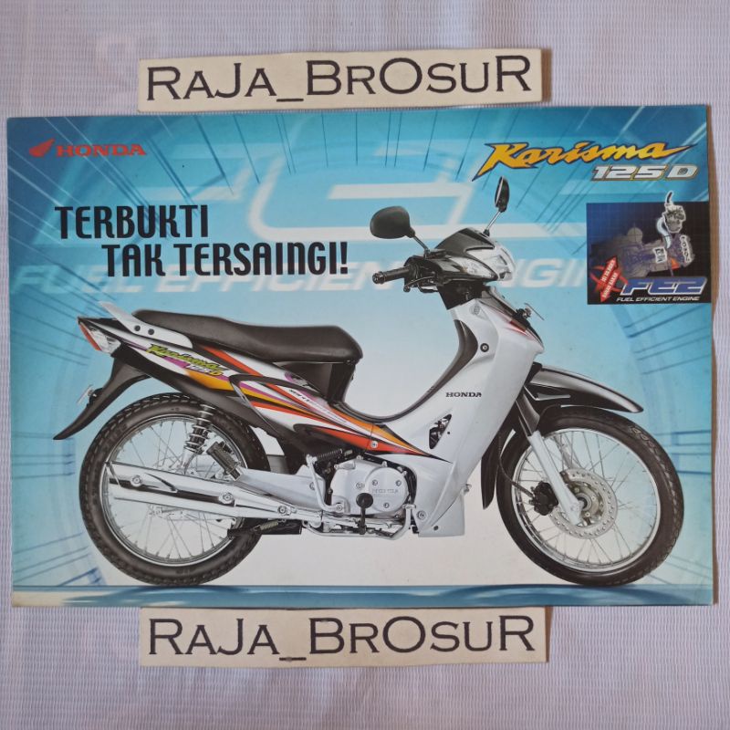 Poster brosur Honda Karisma 125 D 2003