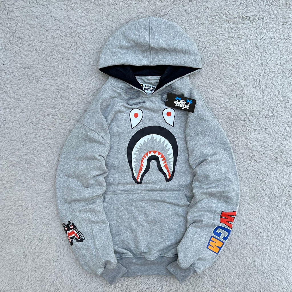 Jaket Sweater Hoodie A Bathing Ape Shark WGM | Hoodie Pria Best Seller Premium