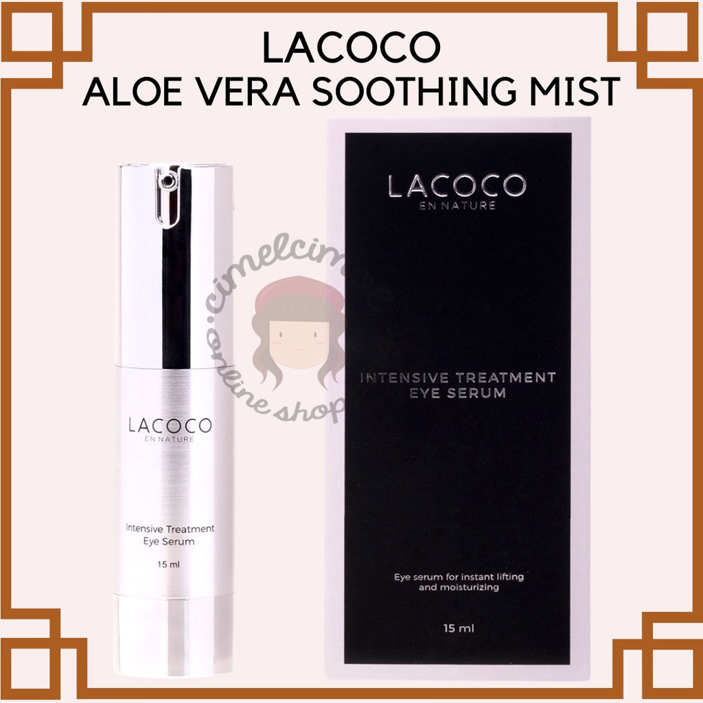 [PROMO SPESIAL] BPOM LACOCO INTENSIVE TREATMENT EYE SERUM 15ml - KRIM CREAM MATA - SERUM MATA PANDA 100% ORIGINAL