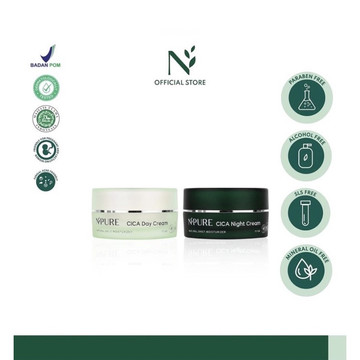NPURE CICA NIGHT CREAM & DAY CREAM